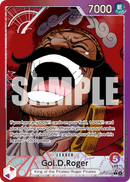 Gol.D.Roger OP13-003 V2 - Leader Rosso/Viola Alternate Art - Near Mint - Carrying on his Will - Carta One Piece Card Game