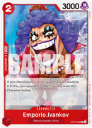 Emporio.Ivankov OP13-008 - Character Rosso Common - Near Mint - Carrying on his Will - Carta One Piece Card Game