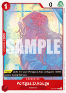 Portgas.D.Rouge OP13-014 - Character Rosso Common - Near Mint - Carrying on his Will - Carta One Piece Card Game