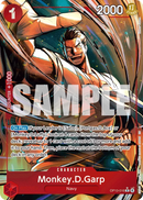 Monkey.D.Garp OP13-016 V2 - Character Rosso Alternate Art - Near Mint - Carrying on his Will - Carta One Piece Card Game