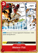 Meteor Fist OP13-020 - Event Rosso Uncommon - Near Mint - Carrying on his Will - Carta One Piece Card Game