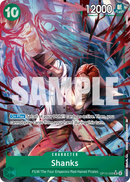 Shanks OP13-028 V2 - Character Verde Alternate Art - Near Mint - Carrying on his Will - Carta One Piece Card Game