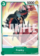 Franky OP13-033 - Character Verde Common - Near Mint - Carrying on his Will - Carta One Piece Card Game