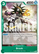 Brook OP13-034 - Character Verde Common - Near Mint - Carrying on his Will - Carta One Piece Card Game