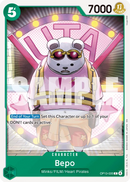 Bepo OP13-035 - Character Verde Common - Near Mint - Carrying on his Will - Carta One Piece Card Game