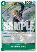 Roronoa Zoro OP13-037 - Character Verde Rare - Near Mint - Carrying on his Will - Carta One Piece Card Game