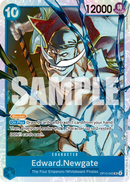 Edward.Newgate OP13-042 V1 - Character Blu Super Rare - Near Mint - Carrying on his Will - Carta One Piece Card Game