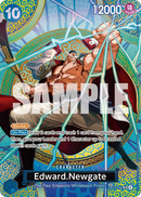 Edward.Newgate OP13-042 - Character Blu Special Rare - Near Mint - Adventure On Kami's Island - Carta One Piece Card Game