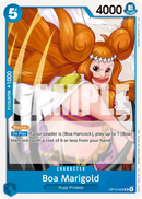 Boa Marigold OP13-052 - Character Blu Uncommon - Near Mint - Carrying on his Will - Carta One Piece Card Game