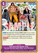 Guess We'll Have Another Scrap. You Can Only Risk Death While You're Still Alive!! OP13-075 - Event Viola Uncommon - Near Mint - Carrying on his Will - Carta One Piece Card Game