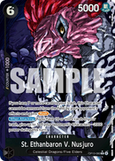 St. Ethanbaron V. Nusjuro OP13-080 V2 - Character Nero Alternate Art - Near Mint - Carrying on his Will - Carta One Piece Card Game