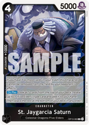 St. Jaygarcia Saturn OP13-083 V1 - Character Nero Rare - Near Mint - Carrying on his Will - Carta One Piece Card Game
