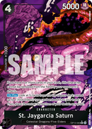 St. Jaygarcia Saturn OP13-083 V2 - Character Nero Alternate Art - Near Mint - Carrying on his Will - Carta One Piece Card Game