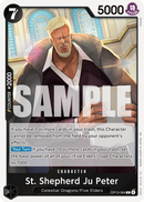 St. Shepherd Ju Peter OP13-084 V1 - Character Nero Rare - Near Mint - Carrying on his Will - Carta One Piece Card Game