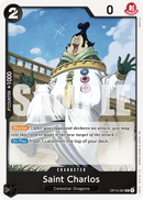 Saint Charlos OP13-087 - Character Nero Uncommon - Near Mint - Carrying on his Will - Carta One Piece Card Game