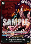 St. Topman Warcury OP13-089 V2 - Character Nero Alternate Art - Near Mint - Carrying on his Will - Carta One Piece Card Game
