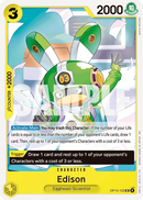 Edison OP13-102 - Character Giallo Uncommon - Near Mint - Carrying on his Will - Carta One Piece Card Game