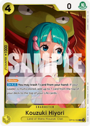 Kouzuki Hiyori OP13-104 - Character Giallo Rare - Near Mint - Carrying on his Will - Carta One Piece Card Game