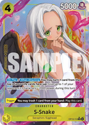 S-Snake OP13-114 V2 - Character Giallo Alternate Art - Near Mint - Carrying on his Will - Carta One Piece Card Game