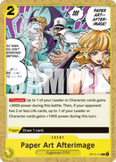 Paper Art Afterimage OP13-115 - Event Giallo Common - Near Mint - Carrying on his Will - Carta One Piece Card Game