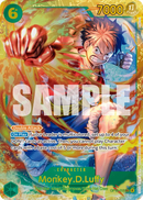 Monkey.D.Luffy OP13-118 V1 - Character Verde Secret Rare - Near Mint - Carrying on his Will - Carta One Piece Card Game