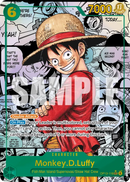 Monkey.D.Luffy OP13-118 V4 - Character Verde Manga Rare - Near Mint - Carrying on his Will - Carta One Piece Card Game