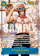 Portgas.D.Ace OP13-119 V2 - Character Blu Alternate Art - Near Mint - Carrying on his Will - Carta One Piece Card Game