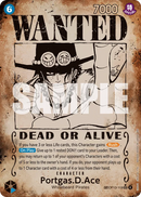 Portgas.D.Ace OP13-119 V3 - Character Blu Special Rare - Near Mint - Carrying on his Will - Carta One Piece Card Game