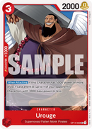 Urouge OP14-002 - Character Rosso Uncommon - Near Mint - The Azure Sea's Seven - Carta One Piece Card Game