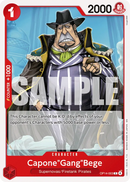 Capone"Gang"Bege OP14-003 - Character Rosso Common - Near Mint - The Azure Sea's Seven - Carta One Piece Card Game