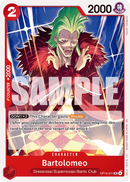 Bartolomeo OP14-011 - Character Rosso Uncommon - Near Mint - The Azure Sea's Seven - Carta One Piece Card Game