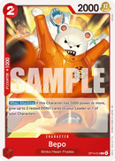 Bepo OP14-012 - Character Rosso Common - Near Mint - The Azure Sea's Seven - Carta One Piece Card Game