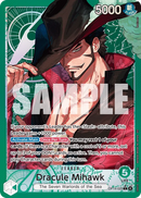 Dracule Mihawk OP14-020 V2 - Leader Alternate Art - Near Mint - The Azure Sea's Seven - Carta One Piece Card Game