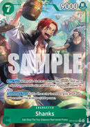Shanks OP14-027 V2 - Character Alternate Art - Near Mint - The Azure Sea's Seven - Carta One Piece Card Game