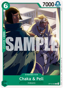 Chaka & Pell OP14-030 - Character Common - Near Mint - The Azure Sea's Seven - Carta One Piece Card Game