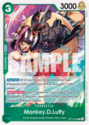 Monkey.D.Luffy OP14-034 - Character Rare - Near Mint - The Azure Sea's Seven - Carta One Piece Card Game