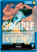 Jinbe OP14-040 V1 - Leader Blu - Near Mint - The Azure Sea's Seven - Carta One Piece Card Game