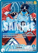 Jinbe OP14-040 V2 - Leader Blu/Giallo Alternate Art - Near Mint - The Azure Sea's Seven - Carta One Piece Card Game