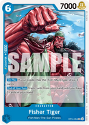 Fisher Tiger OP14-054 - Character Blu Uncommon - Near Mint - The Azure Sea's Seven - Carta One Piece Card Game