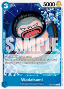 Wadatsumi OP14-056 - Character Blu Common - Near Mint - The Azure Sea's Seven - Carta One Piece Card Game