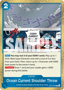 Ocean Current Shoulder Throw OP14-058 - Event Blu Rare - Near Mint - The Azure Sea's Seven - Carta One Piece Card Game