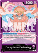 Donquixote Doflamingo OP14-060 V1 - Leader Viola - Near Mint - The Azure Sea's Seven - Carta One Piece Card Game