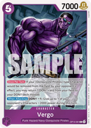 Vergo OP14-061 V1 - Character Viola Rare - Near Mint - The Azure Sea's Seven - Carta One Piece Card Game