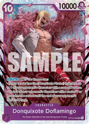Donquixote Doflamingo OP14-069 V1 - Character Viola Super Rare - Near Mint - The Azure Sea's Seven - Carta One Piece Card Game