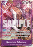 Donquixote Doflamingo OP14-069 V2 - Character Viola Alternate Art - Near Mint - The Azure Sea's Seven - Carta One Piece Card Game