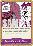 Penta-Chromatic String OP14-077 - Event Viola Uncommon - Near Mint - The Azure Sea's Seven - Carta One Piece Card Game