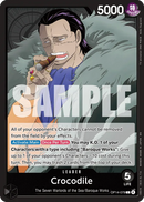 Crocodile OP14-079 V1 - Leader Nero - Near Mint - The Azure Sea's Seven - Carta One Piece Card Game