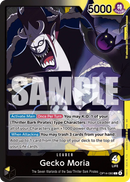Gecko Moria OP14-080 V1 - Leader Nero/Giallo - Near Mint - The Azure Sea's Seven - Carta One Piece Card Game
