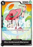 Miss.Goldenweek(Marianne) OP14-085 - Character Nero Uncommon - Near Mint - The Azure Sea's Seven - Carta One Piece Card Game