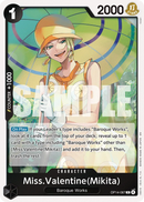 Miss.Valentine(Mikita) OP14-087 - Character Nero Rare - Near Mint - The Azure Sea's Seven - Carta One Piece Card Game